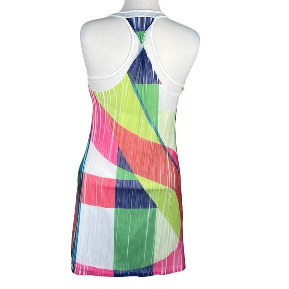 Adidas Adizero Racerback Tennis/Athleisure Dress with Mesh Overlay Size Large - Picture 6 of 12